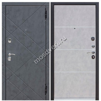 Серая входная дверь в квартиру SVDV-07 - купить от производителя Мосдвери Серая входная дверь в квартиру SVDV-07